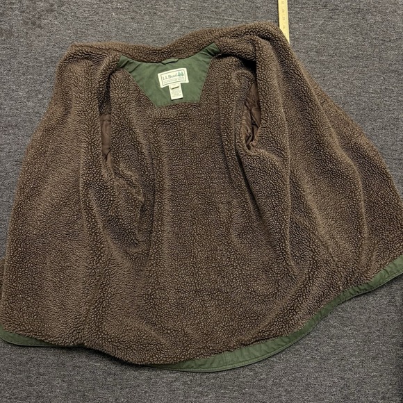 LL Bean Men's Chore Jacket VTG Sherpa Fleece Lined Barn Coat Canvas XL EUC - Picture 12 of 12